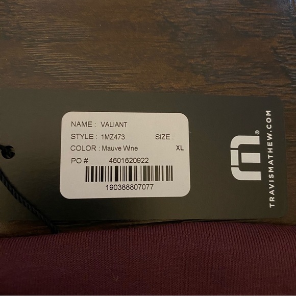 New with Tag Travis Mathew Valiant mens long sleeve 1/3 zip pullover size L & XL - Picture 9 of 15